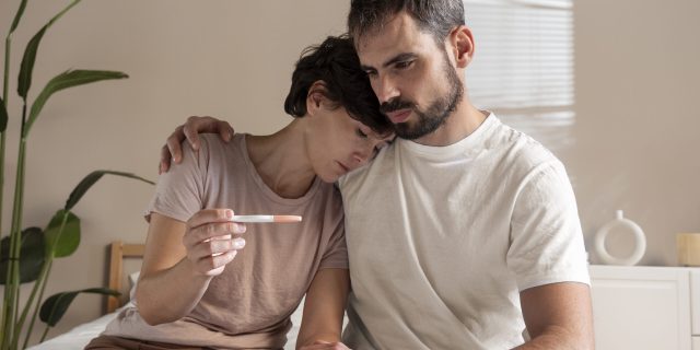 couple suffering from infertility